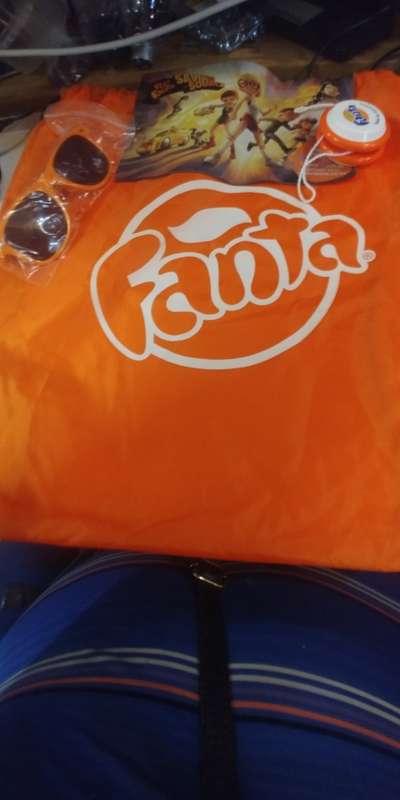 Fanta yoyo,glasses and bag