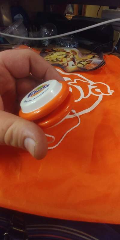 Fanta yoyo,glasses and bag