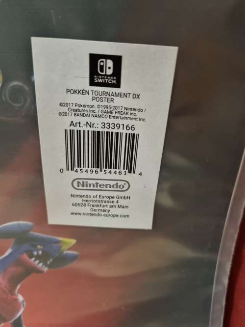 Nintendo  Pokémon posters still sealed
