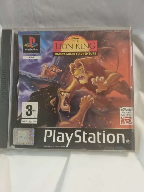 Play staion 1 The Lion king simbas mighty Adventure