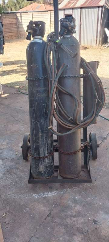 Industrial Oxcy Acetylene set with transport Trolley
