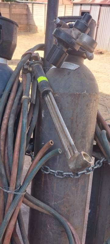Industrial Oxcy Acetylene set with transport Trolley