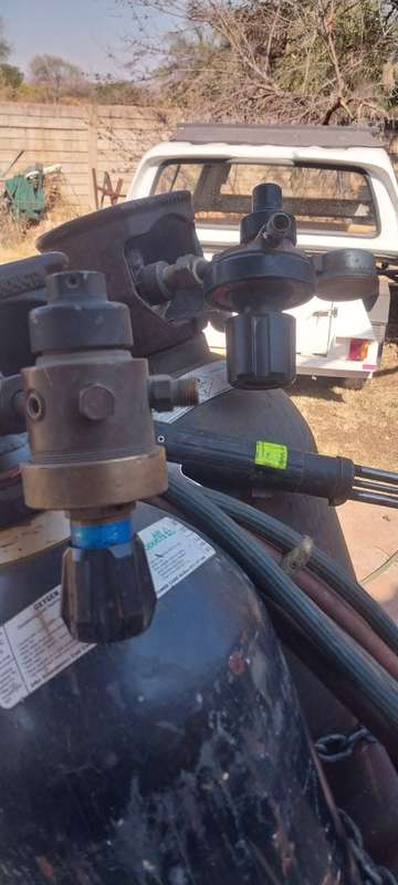 Industrial Oxcy Acetylene set with transport Trolley