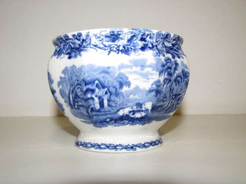 Booths 'British Scenery' Blue & White Bowl