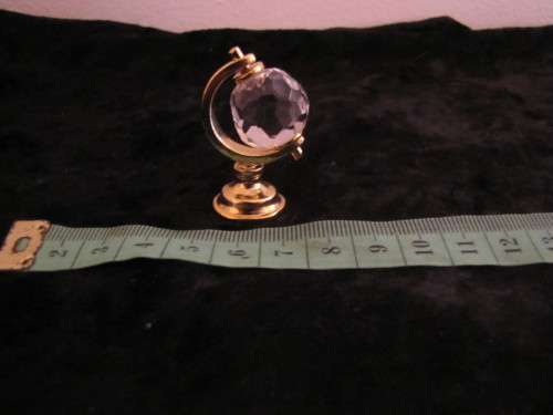 Genuine Byzanthium Crystal - World Globe