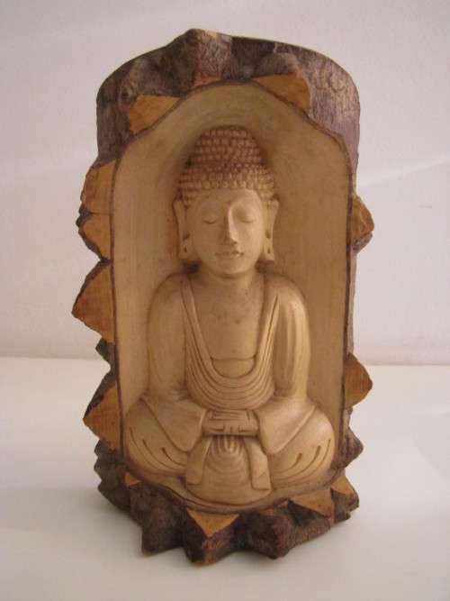Oriental Bark framed Buddha