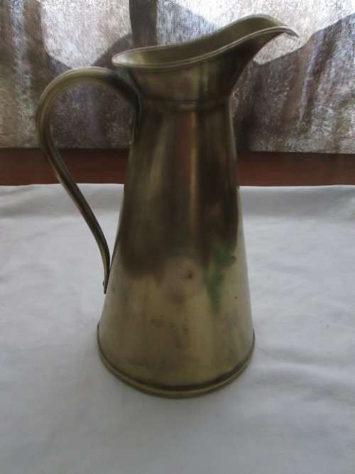 Vintage Solid Brass Pitcher JS&S England