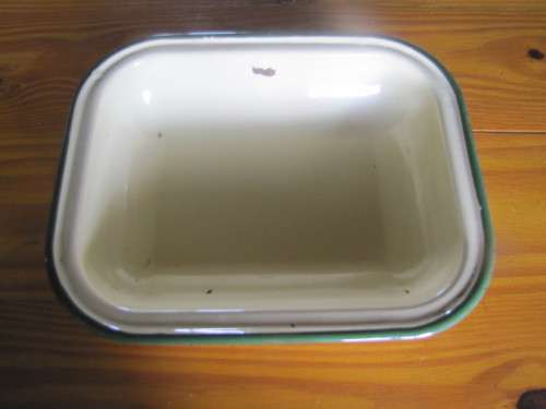 Vintage Enamelware Tray