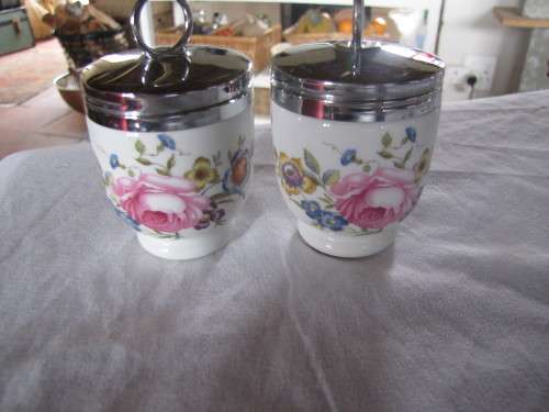 Royal Worcester Egg Coddlers - Pair