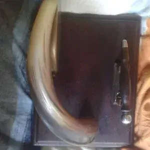 Gong and Horn display Size 28x22x30cm