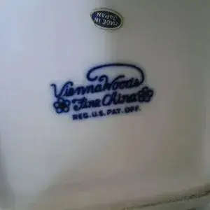 Vintage Blue & white Teapot
