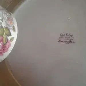 Vintage James Kent Harmony Rose Tennis Set Tea and a sandwich in one