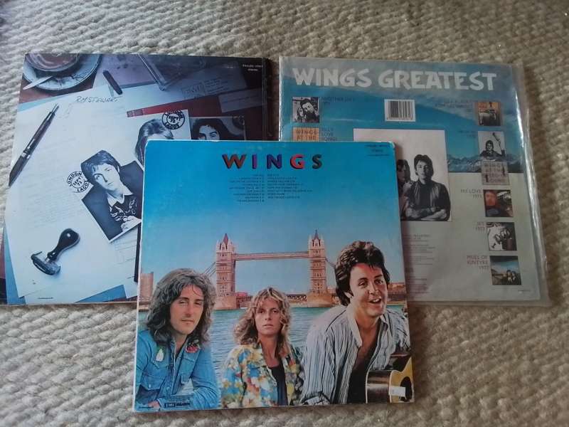Wings - Paul McCartney - 3 collectable lps