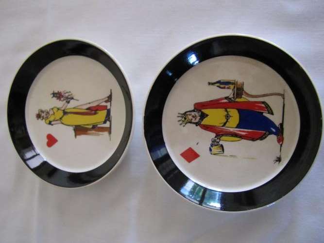 Wade King of Diamonds and Queen of Hearts Coasters
