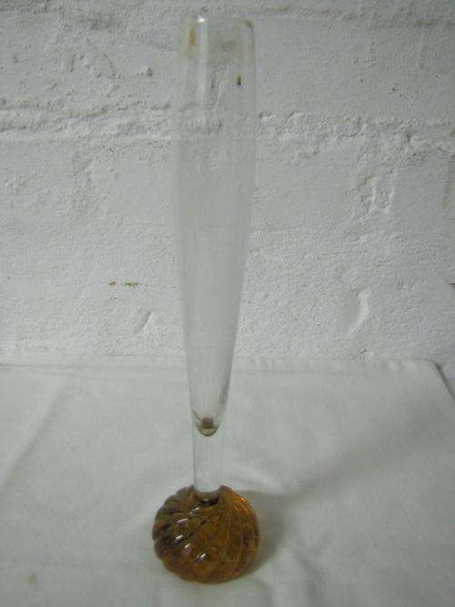 Amber Bubble Vase