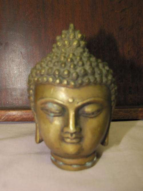 Lovely Brass Buddha Head