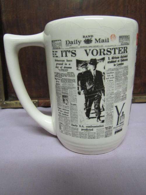 Newspaper Mug -Vorster