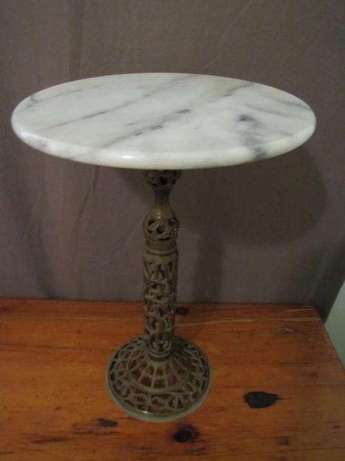 Beautiful Marble & Brass Table