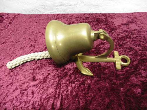 Solid Brass Bell and Anchor