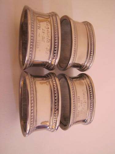 SP Serviette Rings x 4