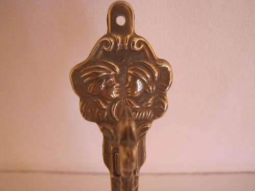 Brass shaped Coat Hook