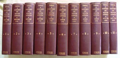 History of South Africa  by George M Theal  -- Rare full set of 11 books --