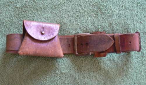 BOER WAR MAUSER LEATHER BANDOLIER