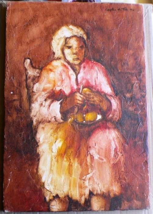 Beautiful Josephine du Toit Oil or Acrylic on Panel (No 4)