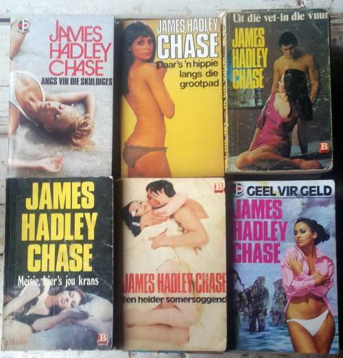 50 x James Hadley Chase (Afrikaans) R10 p/Book