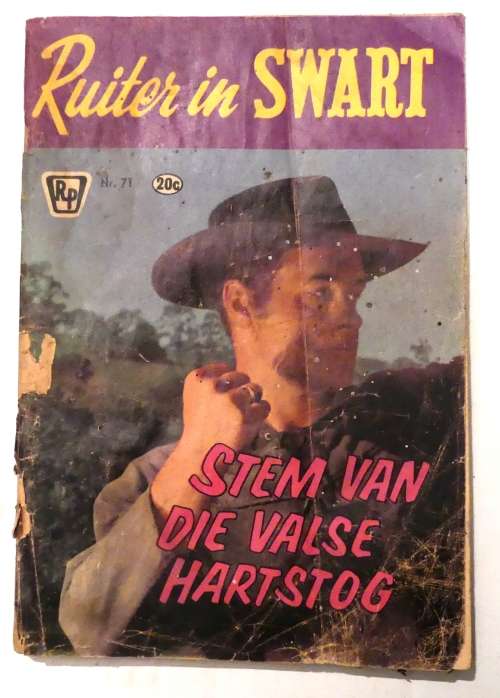 Ruiter in Swart -- Fotoverhaal  -- BOEK NO 71 (Afrikaans) Stem van die valse Hartstog