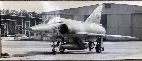 Large Original MIRAGE Photo -- SA Airforce -- SA Lugmag (Bushwar Era)