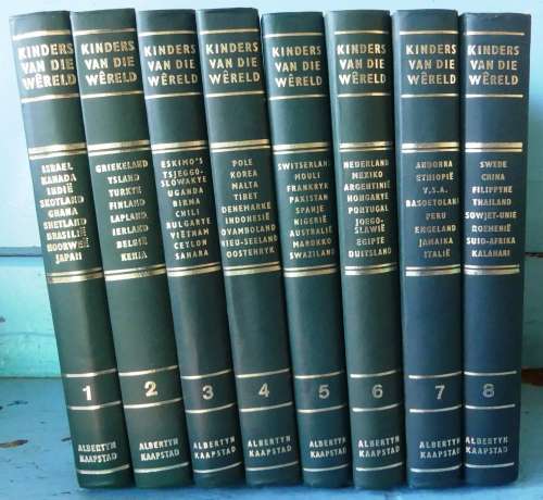 Kinders van die Wereld Boek stel 1964 (Vol 1-8)