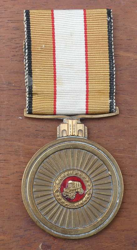 South African RAILWAY Police Medal for Faithful Service -- S/Konst TPC Cummings 5/6/1964
