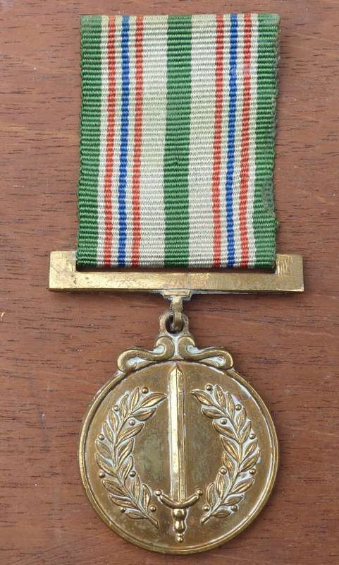SA RAILWAYS POLICE MEDAL FOR COMBATING TERRORISM  -- Full Size Medal -- Unnamed  -- SAR/SAS --