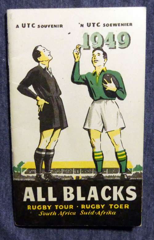 1949 ALL BLACK  Rugby Tour to SOUTH AFRICA Souvenir Booklet