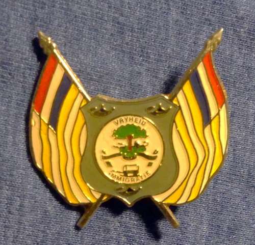 Orange Free State Pin Badge (OFS) / Oranje Vrystaat (O.V.S.) Pin