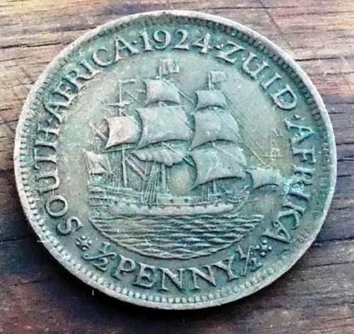 1924 - Union of South Africa Half Penny