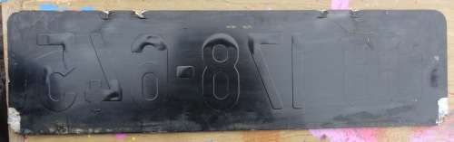 Old Free State Number Plate -- OB 178 645 -- (Bloemfontein) --  Vrystaat Nommerplaat -- Perspex