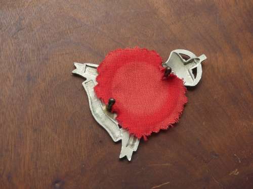 *Rare* South African Constabulary Slouch Badge 1902-1908 (White Metal) with lugs