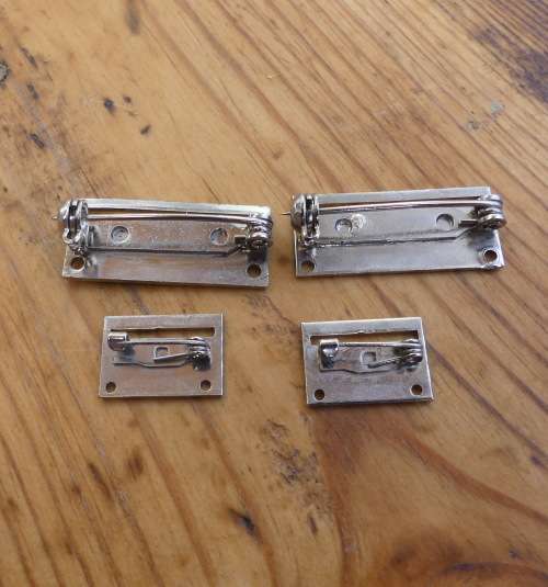 4 x Metal Medal Bar  -- 2 Full & 2 Miniature