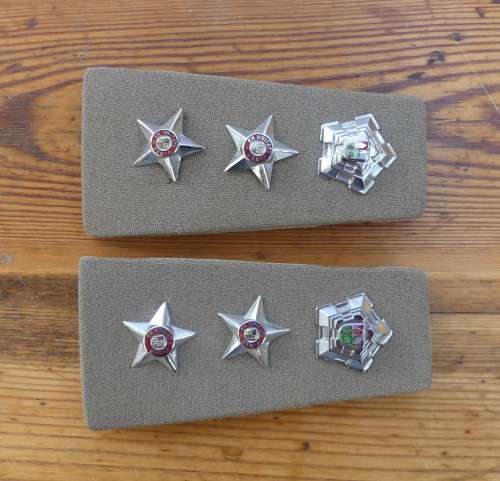 SADF / SAW Colonel Epaulets Pair- Kolonel Rangteken