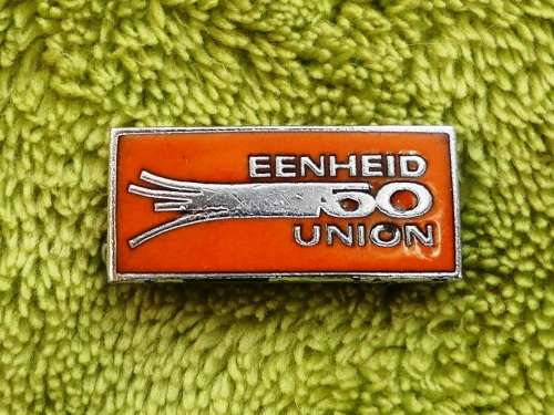 1960 Eenheid 50 Union --  50 Year Enameled badge