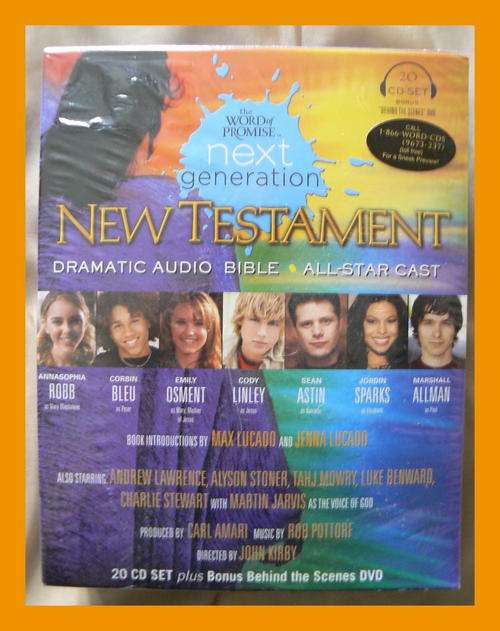NKJV New Testament Audio BIBLE - The word of Promise - Next Generation - Nelson 20 CD Set
