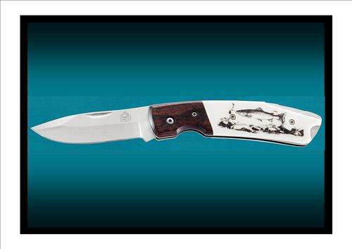 PUMA Tec "Scrimshaw Bear" High qaulity handmade knife