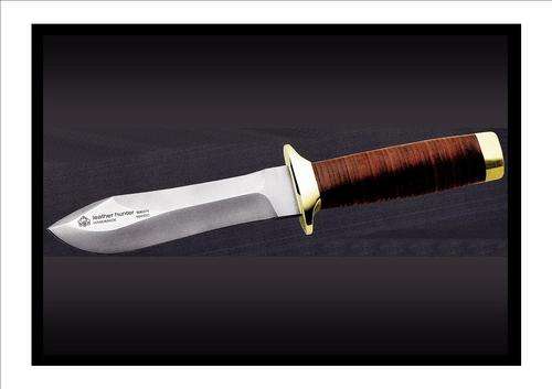 PUMA IP "Leather Hunter" Leather Sheath included, Handmade German knife