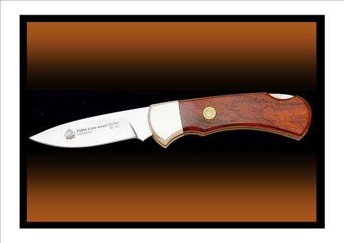 PUMA " 4-Star, Holz: Handmade knives; Imported from Germany - Best buy!!