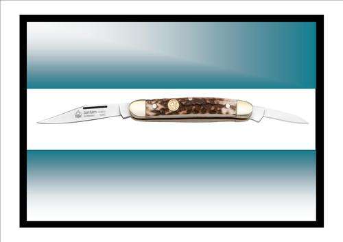 PUMA" Batam, Staghorn" Quality handmade knives imported from Germany. (Rockwell tested)