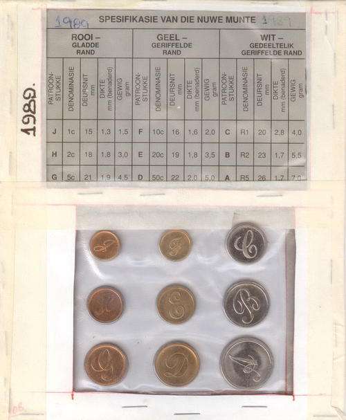 1989 new coin pattern pieces
