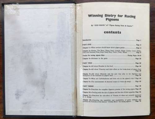 WINNING DIETRY FOR RACING PIGEONS by Old Hand