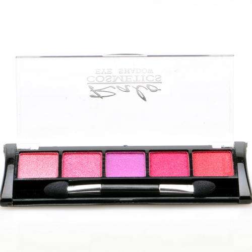 RALO 5-Colour Eyeshadow Shimmer - Shades of Pink